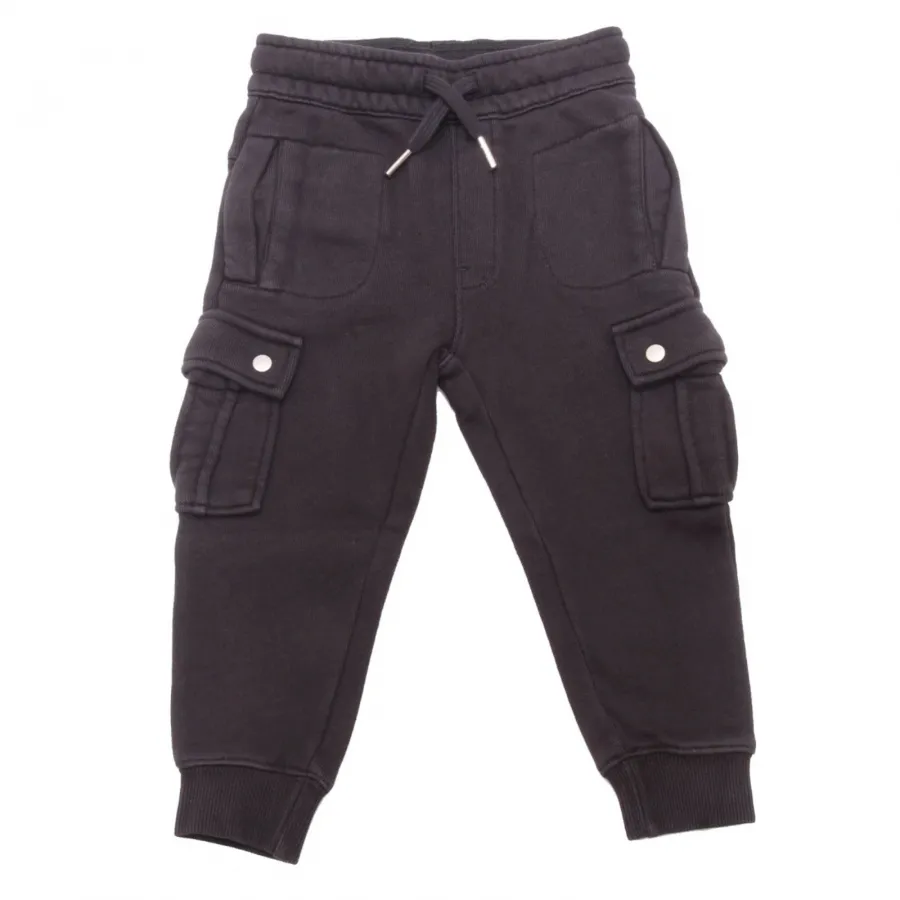 3364AL pantalone bimbo boy SUN68 kids sweatpant black