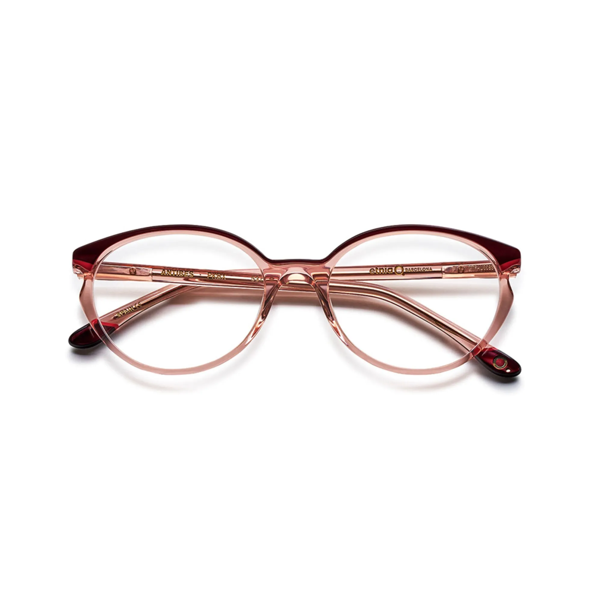   Etnia Barcelona ANTIBES - PKBX Rosa Bordeaux | Occhiale Da Vista Donna 