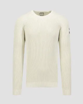 Felpa da uomo Aeronautica Militare Beige 232ma1445l504-57509