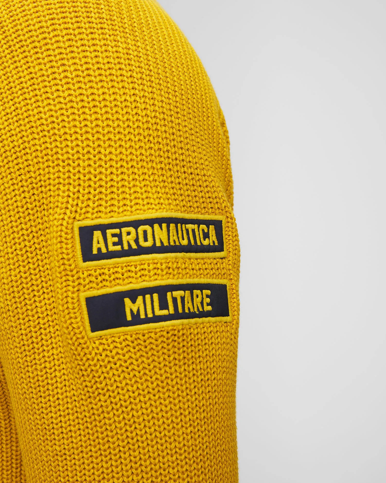 Felpa da uomo Aeronautica Militare Gialla 232ma1445l504-57510