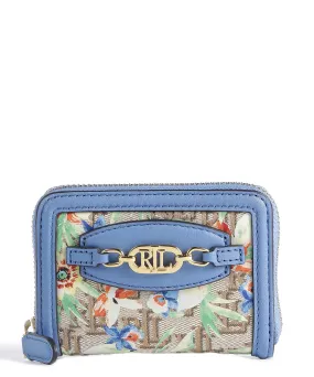 Lauren Ralph Lauren Small Portafoglio cotone, poliestere blu/beige  