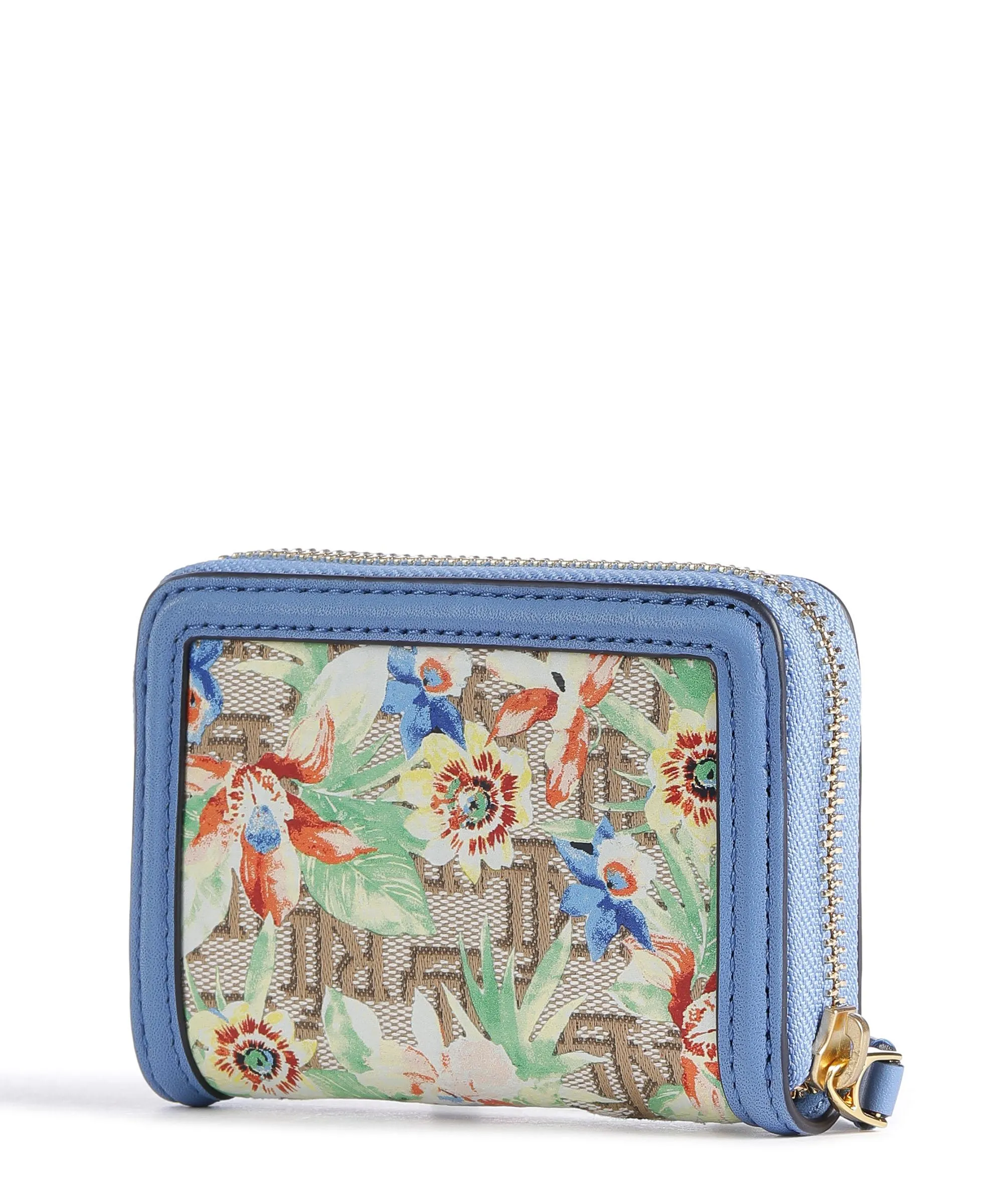  Lauren Ralph Lauren Small Portafoglio cotone, poliestere blu/beige  