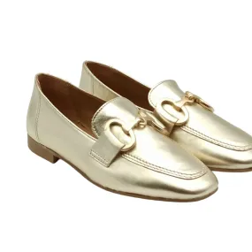 Mocassino donna BB103 pelle francesco brunelli platino