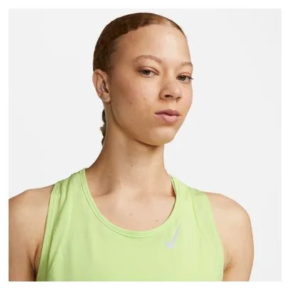 Nike Dri-Fit Race Top Donna Giallo