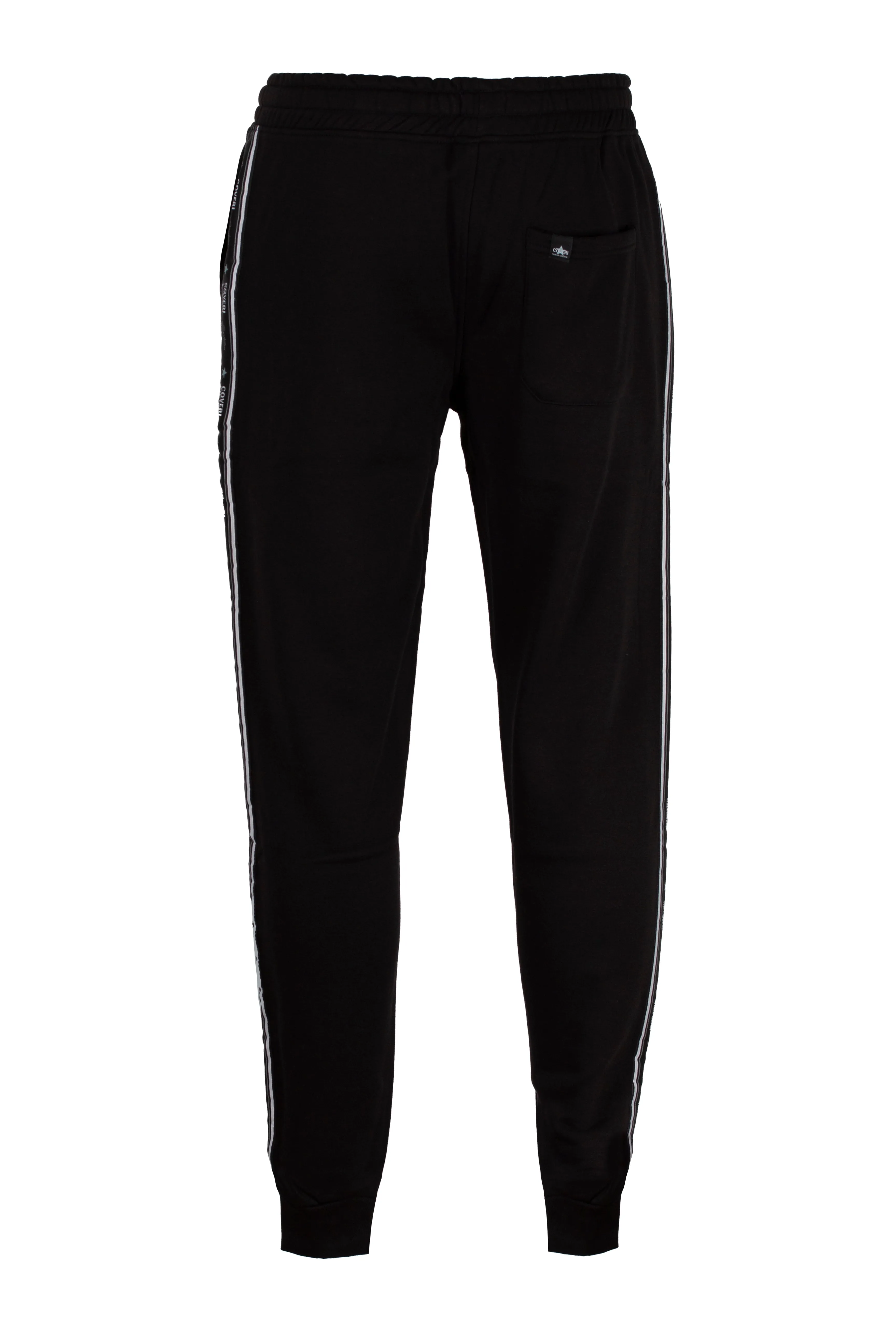 Pantalone sportivo felpato con bande laterali