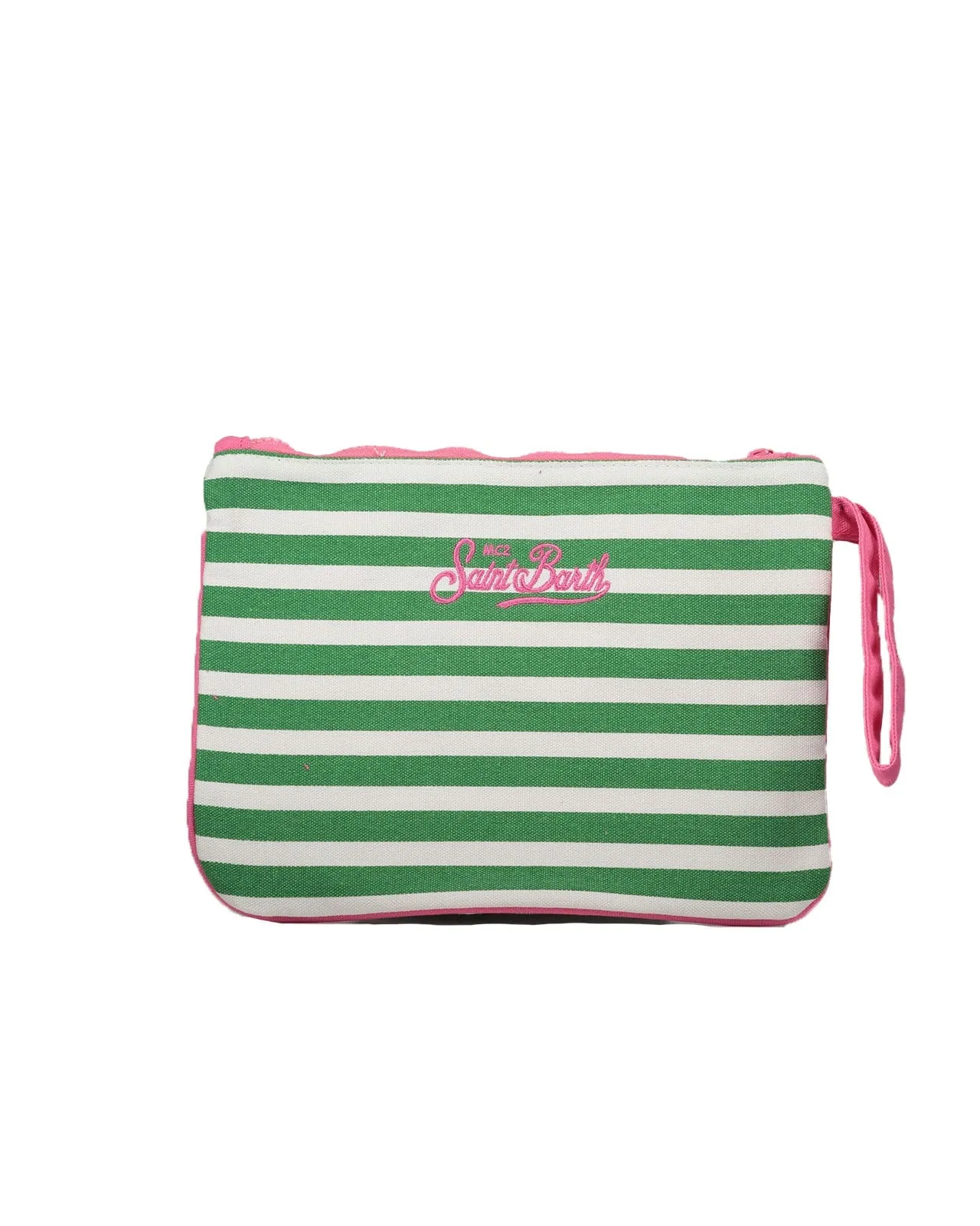 Pochette Portami al Mare verde rosa